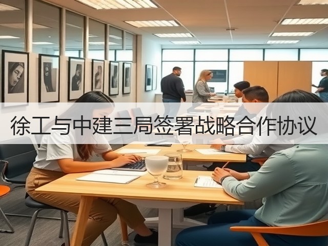 徐工与中建三局签署战略合作协议(图1)