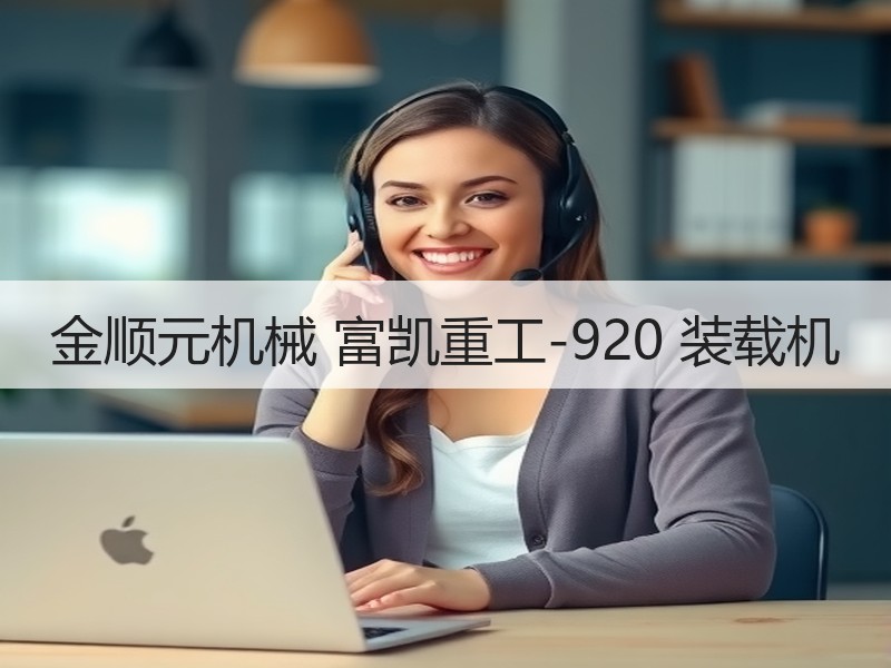 金顺元机械 富凯重工-920 装载机