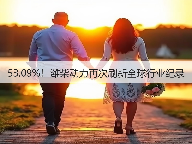53.09%！潍柴动力再次刷新全球行业纪录