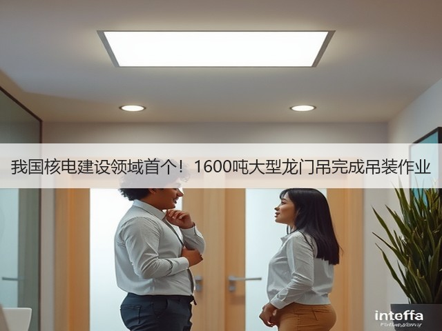 我国核电建设领域首个!1600吨大型龙门吊完成吊装作业(图1) 我国核电建设领域首个!1600吨大型龙门吊完成吊装作业(图1)