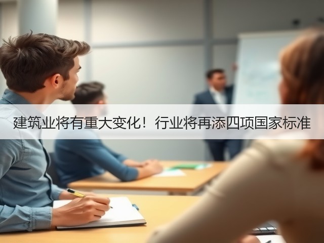 建筑业将有重大变化!行业将再添四项国家标准(图1) 建筑业将有重大变化!行业将再添四项国家标准(图1)