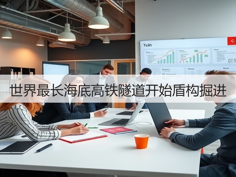 世界最长海底高铁隧道开始盾构掘进