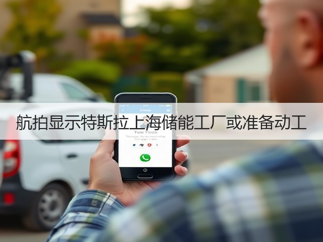 航拍显示特斯拉上海储能工厂或准备动工(图1)