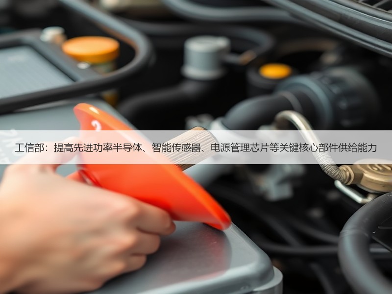 工信部：提高先进功率半导体、智能传感器、电源管理芯片等关键核心部件供给能力