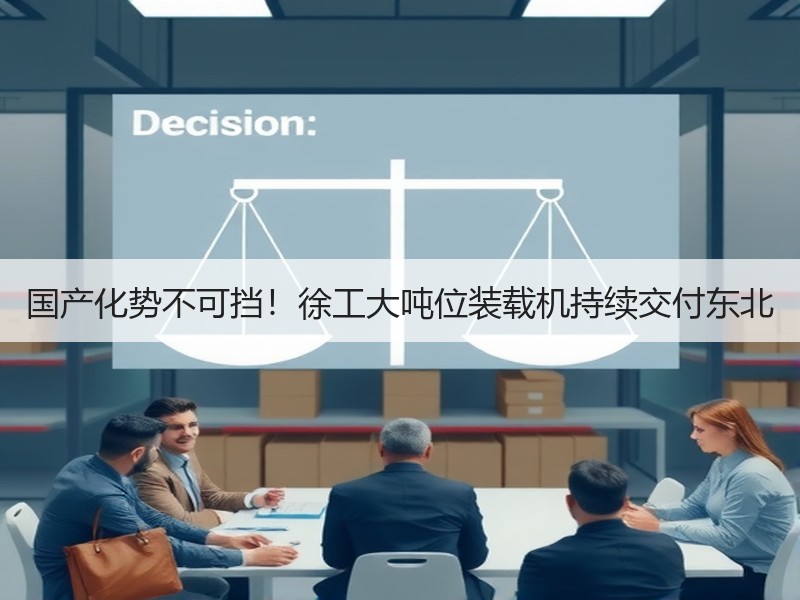 国产化势不可挡！徐工大吨位装载机持续交付东北