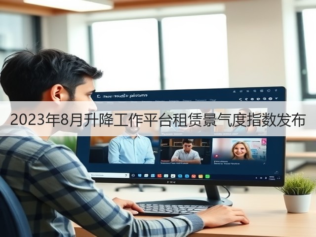 2023年8月升降工作平台租赁景气度指数发布(图3)