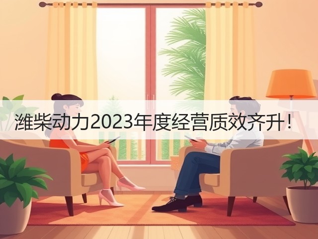 潍柴动力2023年度经营质效齐升！(图3)