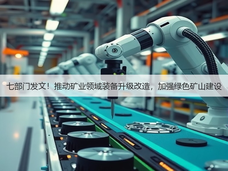七部门发文！推动矿业领域装备升级改造，加强绿色矿山建设