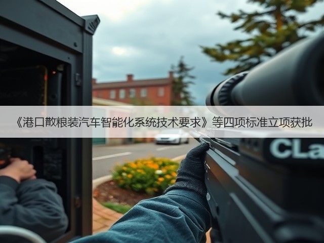 《港口散粮装汽车智能化系统技术要求》等四项标准立项获批(图1) 《港口散粮装汽车智能化系统技术要求》等四项标准立项获批(图1)