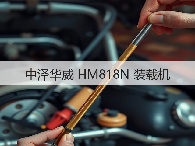 中泽华威 HM818N 装载机(图2) 中泽华威 HM818N 装载机(图2)