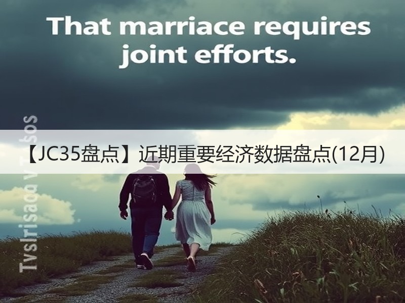 【JC35盘点】近期重要经济数据盘点(12月)