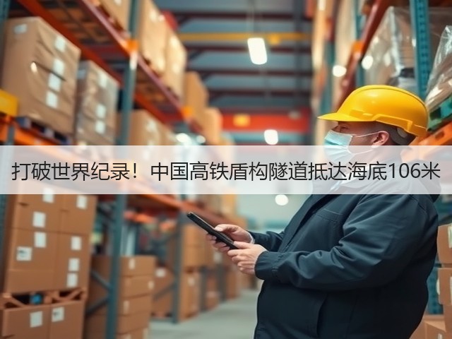 打破世界纪录!中国高铁盾构隧道抵达海底106米(图2) 打破世界纪录!中国高铁盾构隧道抵达海底106米(图2)