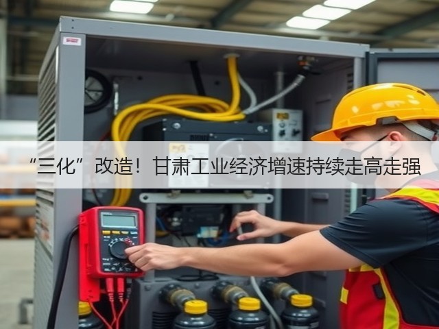 “三化”改造！甘肃工业经济增速持续走高走强(图2)