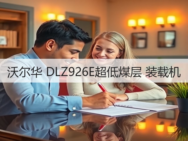 沃尔华 DLZ926E超低煤层 装载机(图1) 沃尔华 DLZ926E超低煤层 装载机(图1)