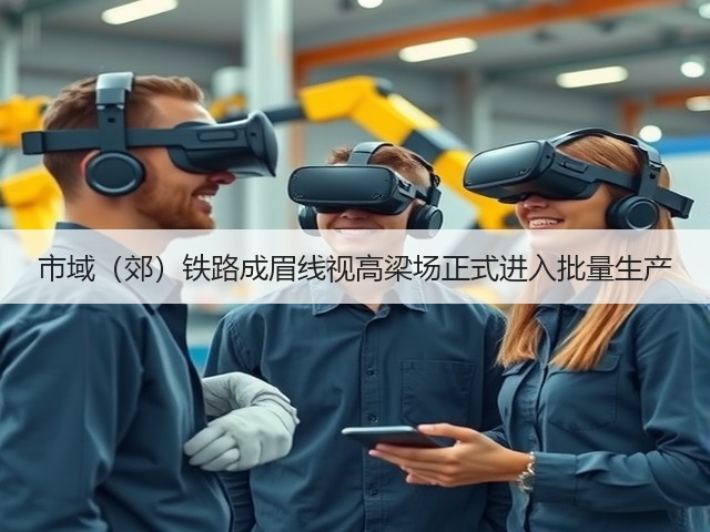 市域(郊)铁路成眉线视高梁场正式进入批量生产(图2) 市域(郊)铁路成眉线视高梁场正式进入批量生产(图2)