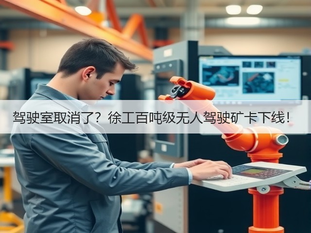 驾驶室取消了？徐工百吨级无人驾驶矿卡下线！(图3)