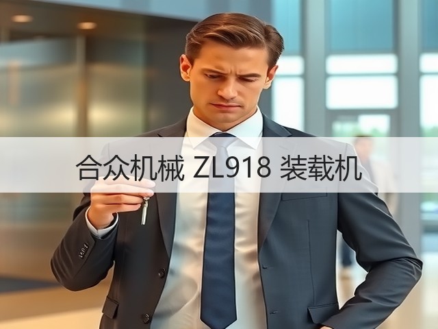 合众机械 ZL918 装载机(图1)