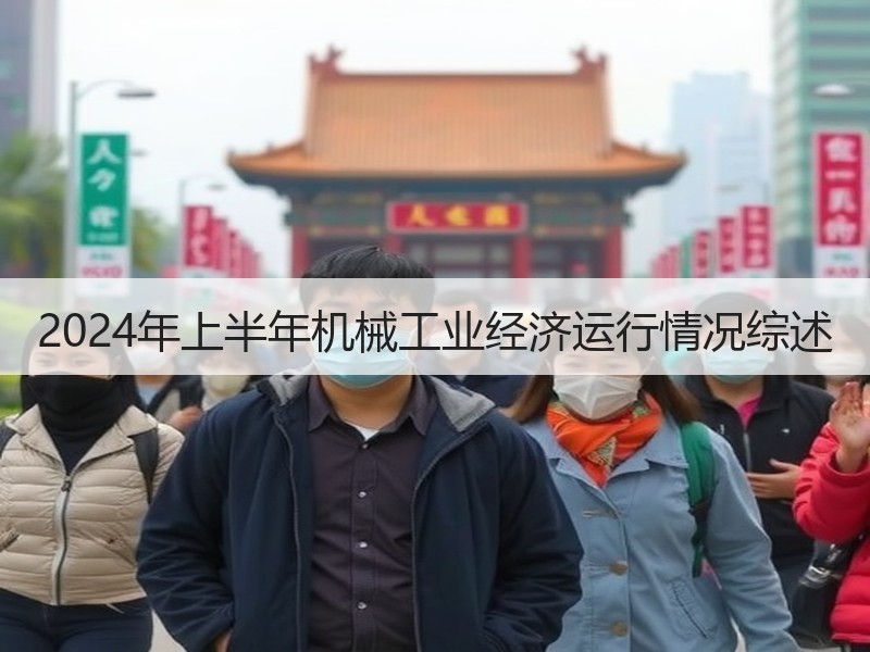 2024年上半年机械工业经济运行情况综述