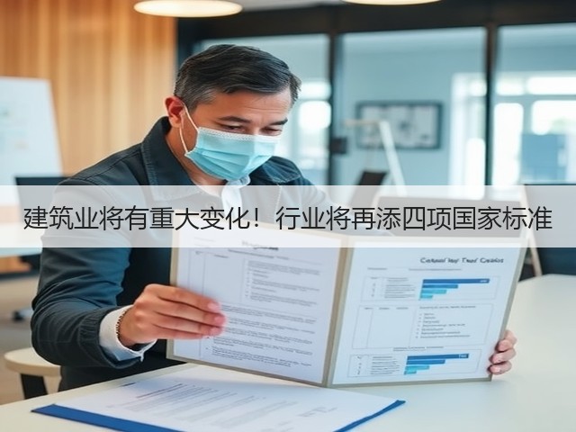建筑业将有重大变化!行业将再添四项国家标准(图3) 建筑业将有重大变化!行业将再添四项国家标准(图3)