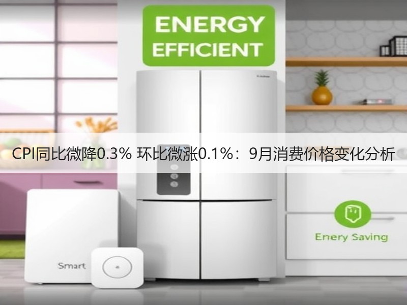 CPI同比微降0.3% 环比微涨0.1%:9月消费价格变化分析 CPI同比微降0.3% 环比微涨0.1%:9月消费价格变化分析