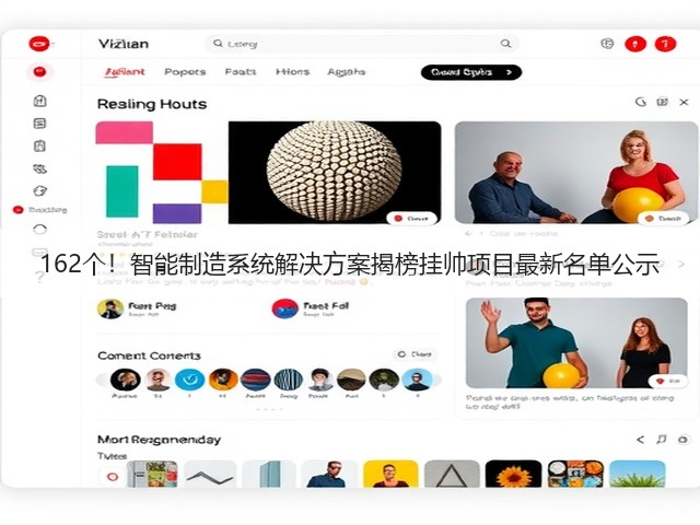 162个！智能制造系统解决方案揭榜挂帅项目最新名单公示(图1)