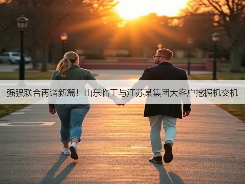 强强联合再谱新篇!山东临工与江苏某集团大客户挖掘机交机 强强联合再谱新篇!山东临工与江苏某集团大客户挖掘机交机
