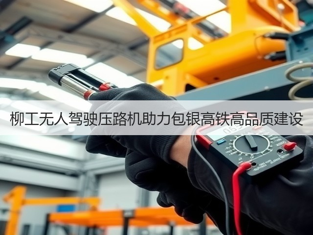 柳工无人驾驶压路机助力包银高铁高品质建设(图3) 柳工无人驾驶压路机助力包银高铁高品质建设(图3)