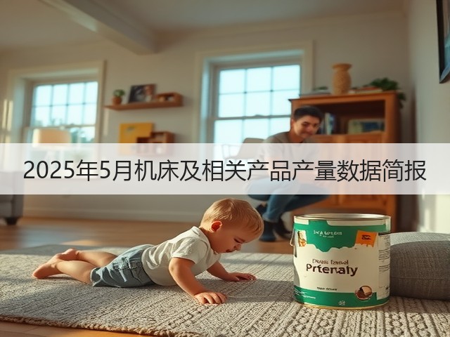 2025年5月机床及相关产品产量数据简报(图3) 2025年5月机床及相关产品产量数据简报(图3)