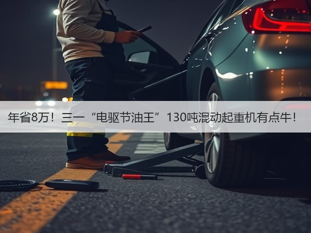 年省8万!三一“电驱节油王”130吨混动起重机有点牛!(图1) 年省8万!三一“电驱节油王”130吨混动起重机有点牛!(图1)