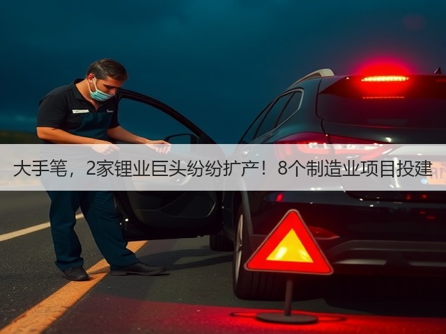 大手笔,2家锂业巨头纷纷扩产!8个制造业项目投建(图2) 大手笔,2家锂业巨头纷纷扩产!8个制造业项目投建(图2)