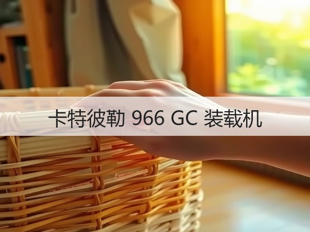 卡特彼勒 966 GC 装载机(图3) 卡特彼勒 966 GC 装载机(图3)