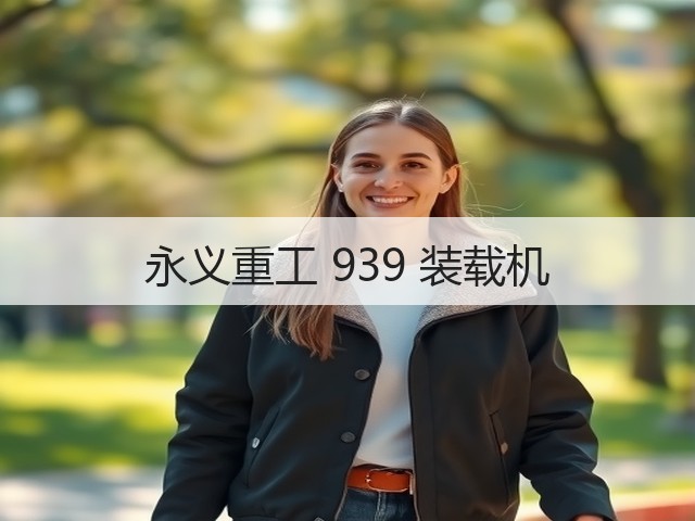 永义重工 939 装载机(图3)