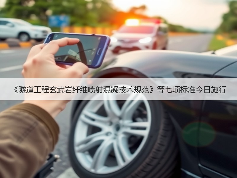 《隧道工程玄武岩纤维喷射混凝技术规范》等七项标准今日施行