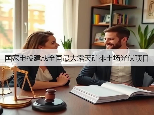 国家电投建成全国最大露天矿排土场光伏项目(图2)