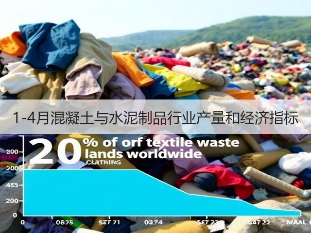 1-4月混凝土与水泥制品行业产量和经济指标(图2) 1-4月混凝土与水泥制品行业产量和经济指标(图2)