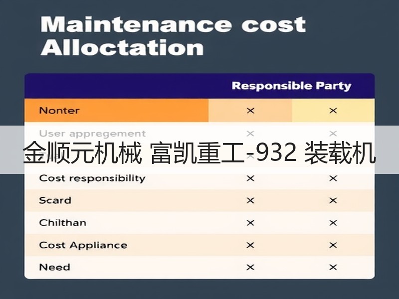 金顺元机械 富凯重工-932 装载机