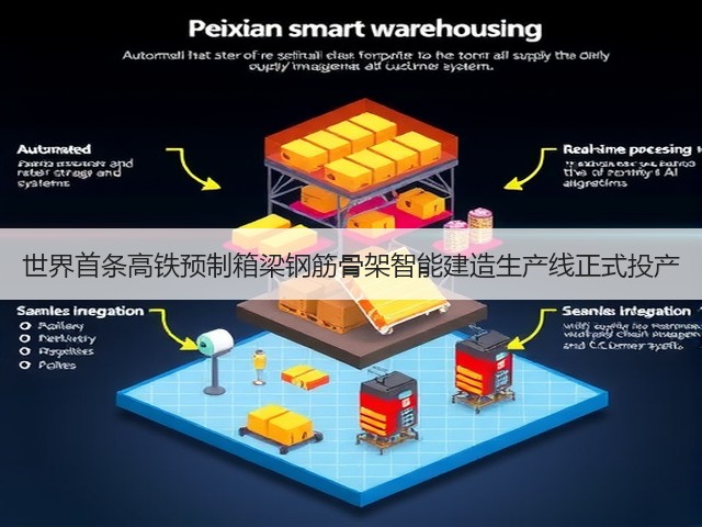世界首条高铁预制箱梁钢筋骨架智能建造生产线正式投产(图2)
