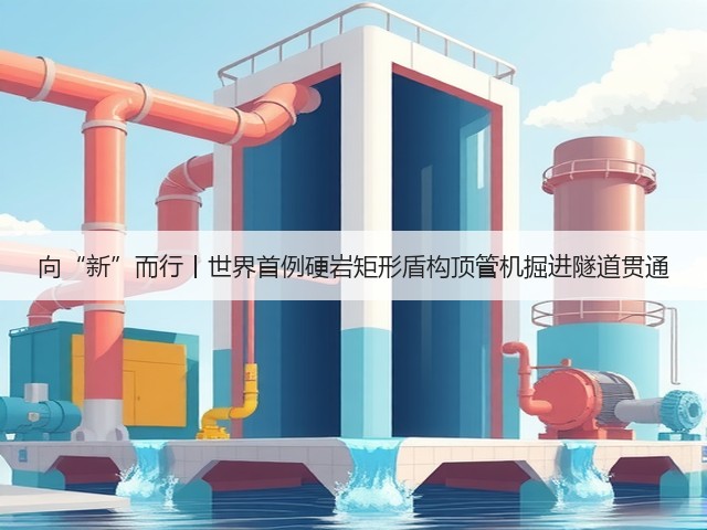 向“新”而行丨世界首例硬岩矩形盾构顶管机掘进隧道贯通(图3) 向“新”而行丨世界首例硬岩矩形盾构顶管机掘进隧道贯通(图3)