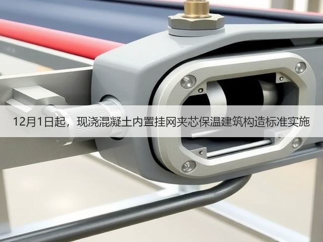 12月1日起，现浇混凝土内置挂网夹芯保温建筑构造标准实施(图1)