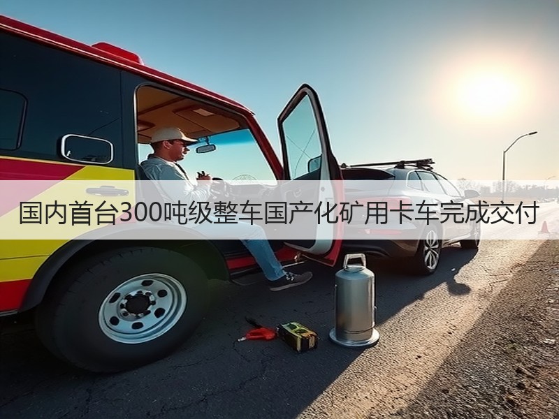 国内首台300吨级整车国产化矿用卡车完成交付