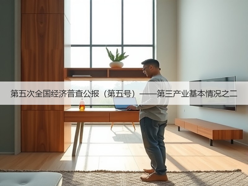 第五次全国经济普查公报(第五号)——第三产业基本情况之二 第五次全国经济普查公报(第五号)——第三产业基本情况之二