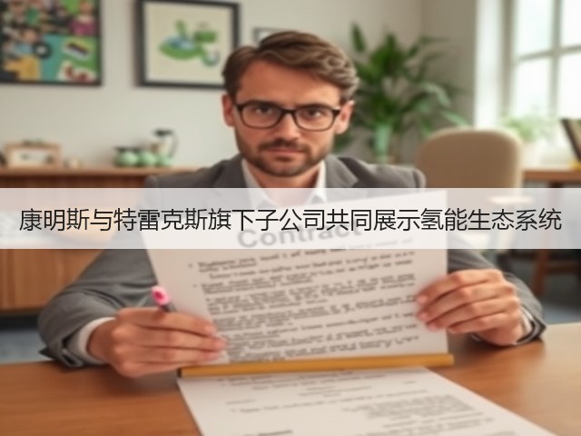 康明斯与特雷克斯旗下子公司共同展示氢能生态系统(图1) 康明斯与特雷克斯旗下子公司共同展示氢能生态系统(图1)