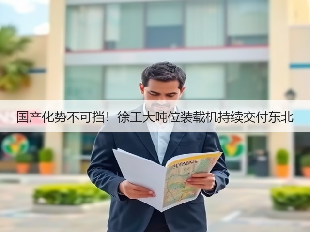 国产化势不可挡！徐工大吨位装载机持续交付东北(图1)