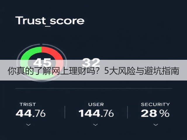 你真的了解网上理财吗？5大风险与避坑指南(图3)