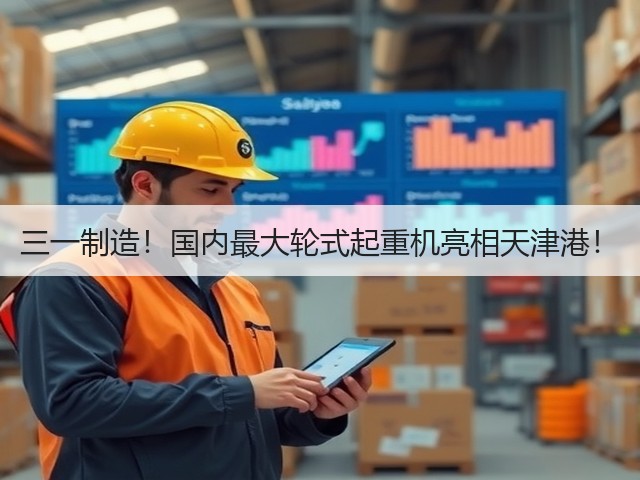 三一制造!国内最大轮式起重机亮相天津港!(图2) 三一制造!国内最大轮式起重机亮相天津港!(图2)