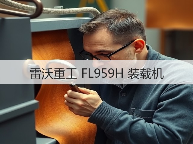 雷沃重工 FL959H 装载机(图1) 雷沃重工 FL959H 装载机(图1)