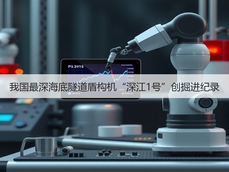 我国最深海底隧道盾构机“深江1号”创掘进纪录