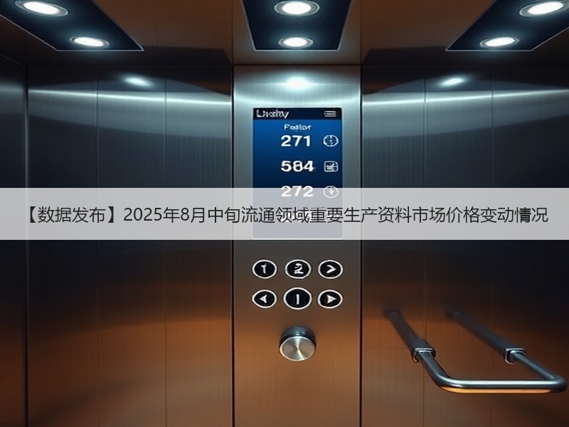 【数据发布】2025年8月中旬流通领域重要生产资料市场价格变动情况