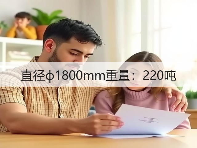 直径ф1800mm重量：220吨(图2)
