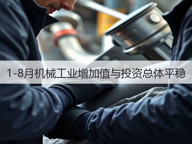 1-8月机械工业增加值与投资总体平稳(图3) 1-8月机械工业增加值与投资总体平稳(图3)